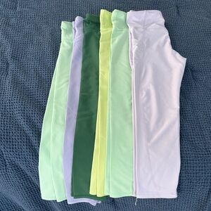 Colorful Ribbed Leggings Set - Old Navy